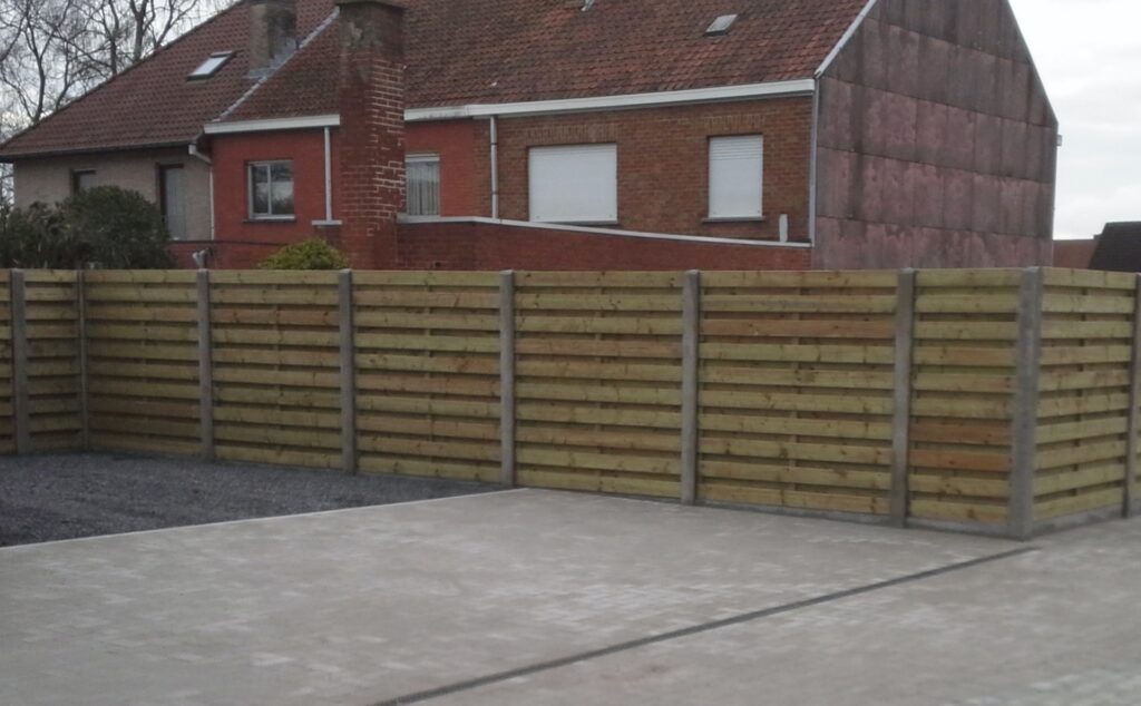 afsluiting hout
